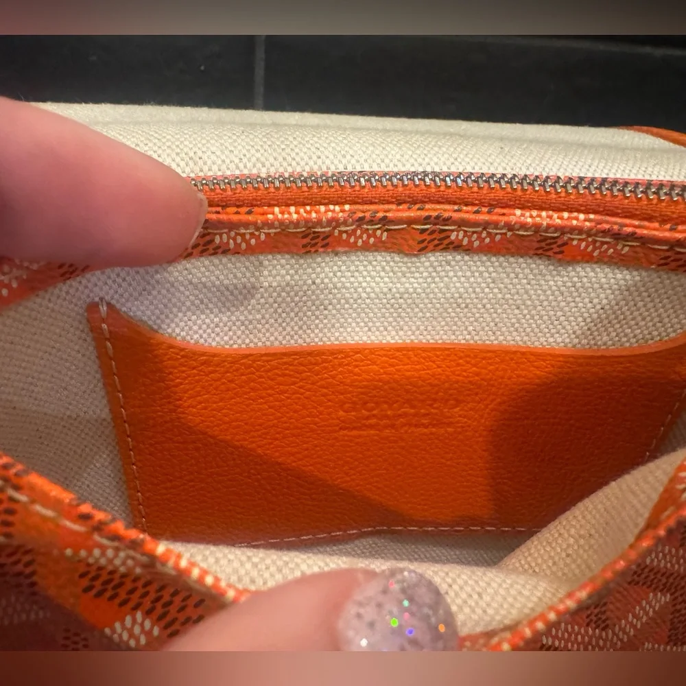 Goyard Vibrant Orange Mini Crossbody Shoulder Bag - Picture 5 of 6